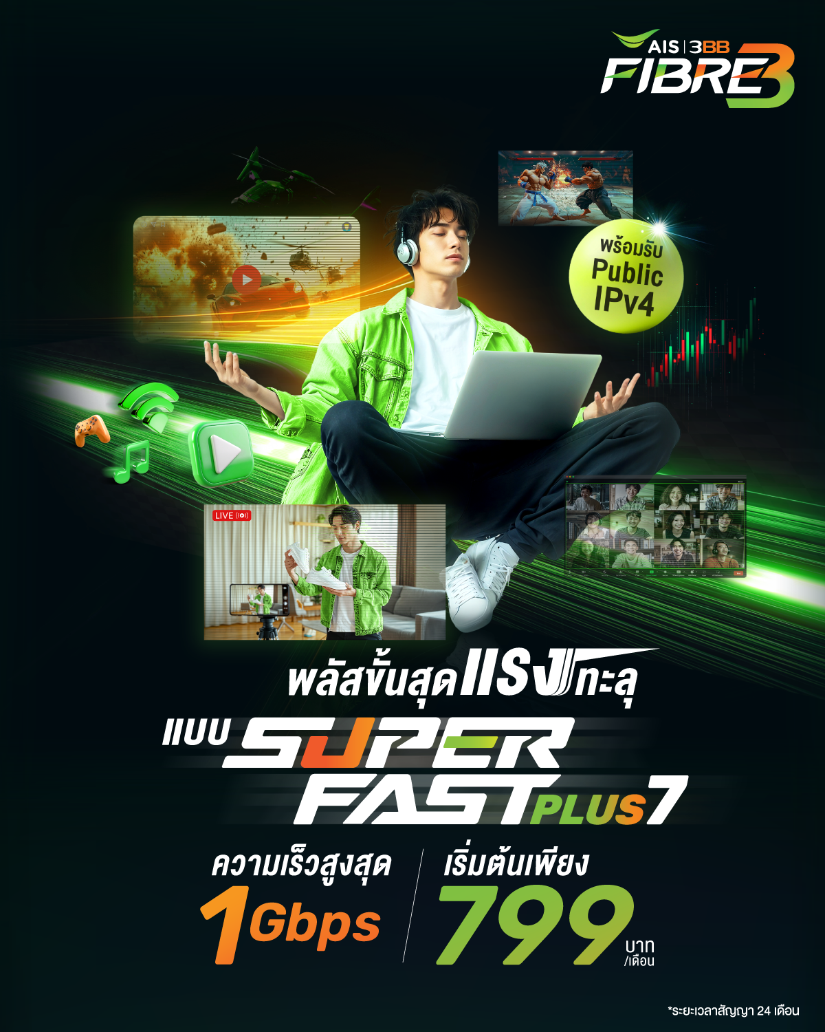 สมัครอินเทอร์เน็ตบ้าน